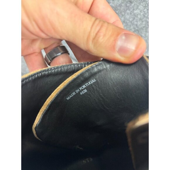 Allsaints Ariel Combat Boots Women's EU 40 Tan Suede Zip Up Ankle - Picture 6 of 10